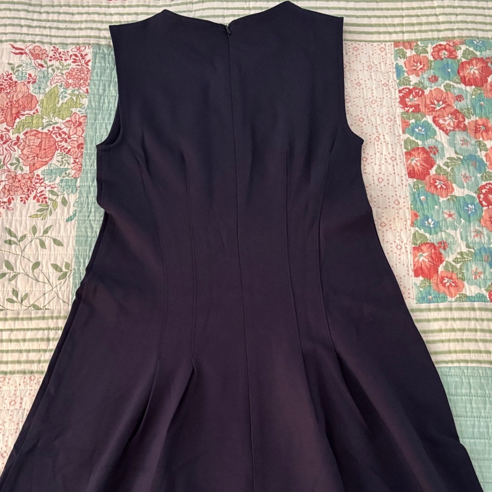 J. Crew NWT Navy Sleeveless Full Length Dress - Picture 5 of 6